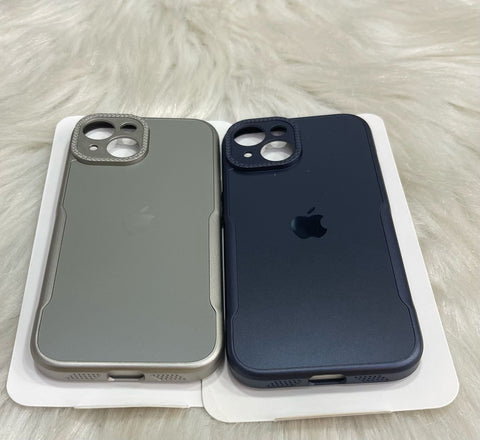 Case acrílica com protetor de câmera e adsorção magnética